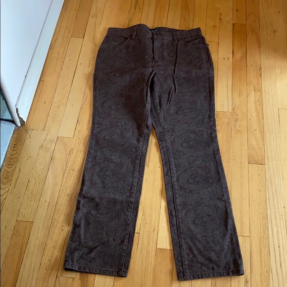 🍁 Ralph Lauren Fall Paisley Print Pants 🍂 - Picture 4 of 8